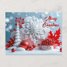 Winterbloem Compositie Briefkaart