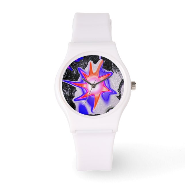 Winterbloem Horloge (Voorkant)