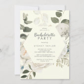 winterbloem | Ivoor Bachelorette Party Kaart (Voorkant)