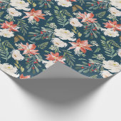 winterbloem | Vakantie bij de marine Cadeaupapier (Hoek)