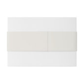 winterbloem van witte huwelijksuitnodiging uitnodigingen wikkel (Achterkant Voorbeeld)