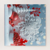 Winterbloemcompositie Legpuzzel (Horizontaal)