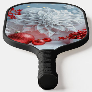 Winterbloemcompositie Pickleball Paddle