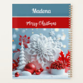 Winterbloemcompositie Planner (Achterkant)