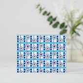 Winterbloemen Briefkaart (Staand voorkant)