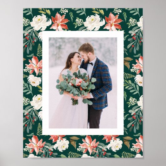 Winterbloemen | Feestdagen Poster (Voorkant)