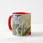 Winterbloemen & Hulst Mok (Voorkant links)