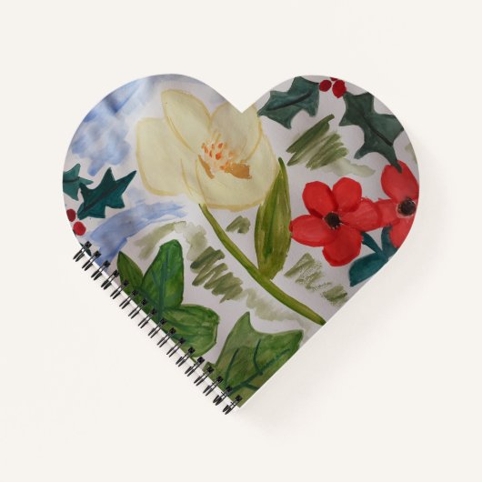 Winterbloemen & Hulst Notitieboek (Voorkant)