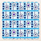Winterbloemen Kartonnen Onderzetters (Voorkant)