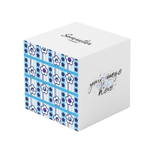 Winterbloemen Kubus (Voorkant hoekig)