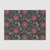 Winterbloemen met kerstalkboard en olievloed tissuepapier (Voorkant)