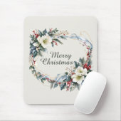 Winterbloemen Muismat (Met muis)