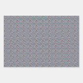 Winterbloemen op zwarte achtergrond voor decoupage inpakpapier vel (Voorkant 2)