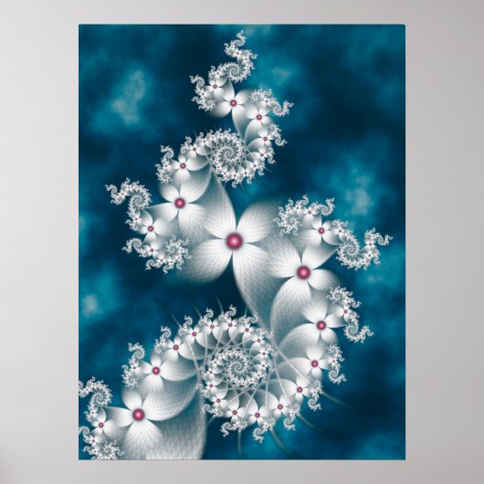 Winterbloemen Poster (Voorkant)