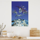 Winterbloemen Poster (Keuken)