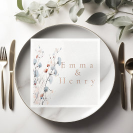 Winterbloemen Servet