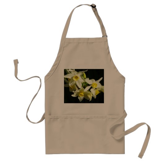 Winterbloemen Standaard Schort (Voorkant)