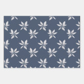 winterbloemenkerspatroon inpakpapier vel (Voorkant 3)