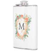 winterbloemmonogram heupfles (Links)