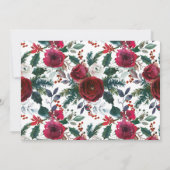 Winterbloesem bloesem Baby shower Kaart (Achterkant)