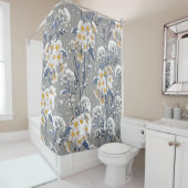 Winterbloesem: Delicaat bloemmotief Douchegordijn (In situ)