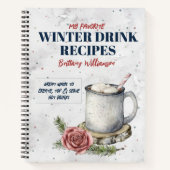 Winterboek Drinken Recipe Book Notitieboek (Voorkant)