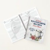 Winterboek Drinken Recipe Book Notitieboek (Binnen)