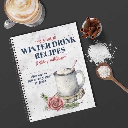 Winterboek Drinken Recipe Book Notitieboek