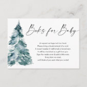 Winterboeken voor baby genderneutraal boekverzoek informatiekaartje (Voorkant)