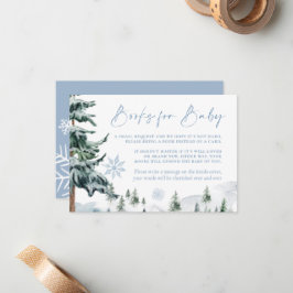Winterboeken voor Baby Kaart Notitiekaartje