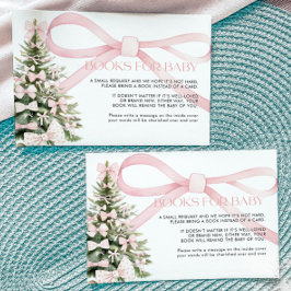 Winterboeken voor Baby Kaart Pink Bow