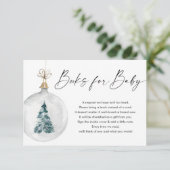 Winterboeken voor een genderneutraal boekverzoek informatiekaartje (Staand voorkant)