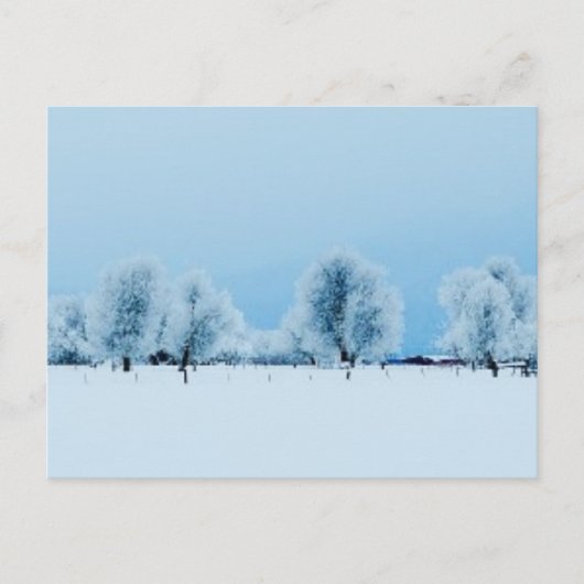 WinterBoerderij Briefkaart (Voorkant)