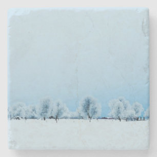 WinterBoerderij Stenen Onderzetter