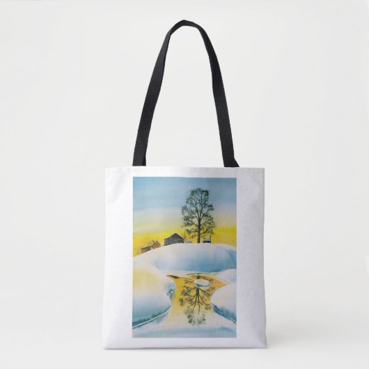 WinterBoerderij Tote Bag (Voorkant)