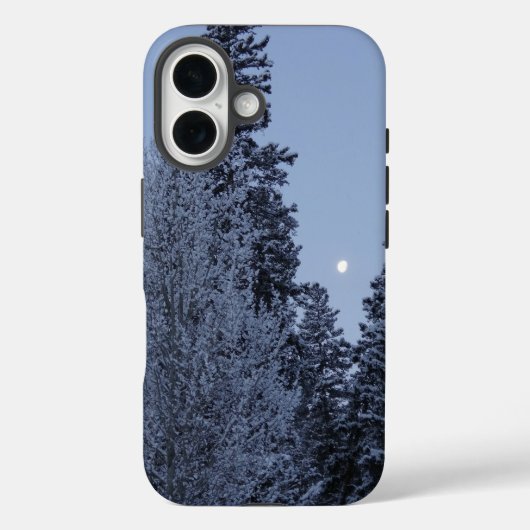 Winterbomen bij het aanbreken van de dag Montana L Case-Mate iPhone Case (Achterkant)