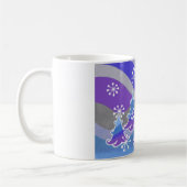 Winterbomen blauwe mok (Links)