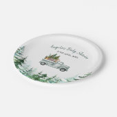 Winterbomen Borden van bossenpapier Papieren Bordje (Gekanteld)