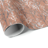 Winterbomen Bossen Winterbomen Cadeaupapier (Rol Hoek)