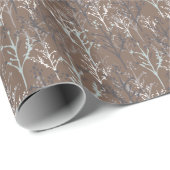 Winterbomen Bossen Winterbomen Cadeaupapier (Rol Hoek)