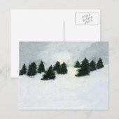 Winterbomen Briefkaart (Voorkant / Achterkant)