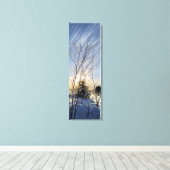 winterbomen canvas afdruk (Insitu (Houten vloer))