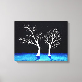 Winterbomen – Canvas Print