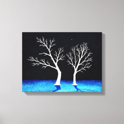 Winterbomen – Canvas Print (Voorkant)
