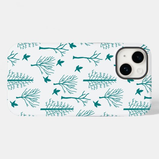 Winterbomen Case-Mate iPhone Case (Achterkant (horizontaal))