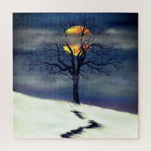 Winterbomen - Collectie voor kunsttekening Legpuzzel