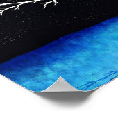 Winterbomen – Digitale kunst Print (Hoek)