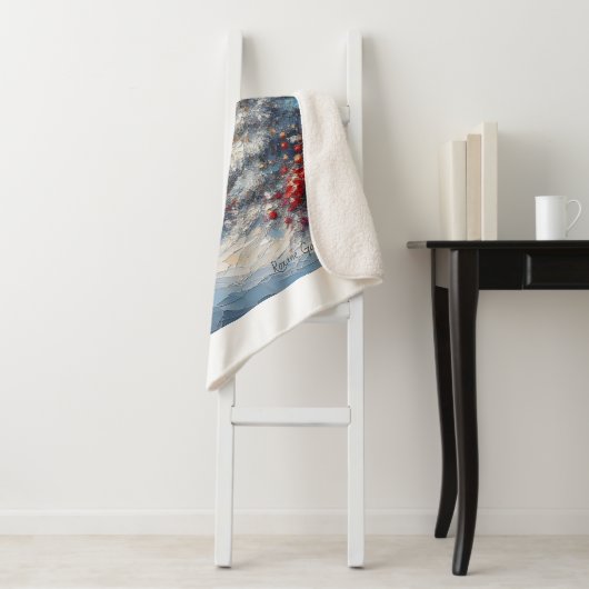 Winterbomen en Bloemen Deken (In situ)