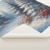 Winterbomen en Bloemen Deken (3/4)