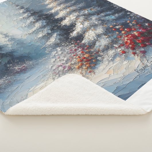 Winterbomen en Bloemen Deken (3/4)